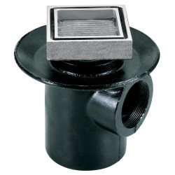 COLADERA PISO 1 BOCA PARA INSERTO CERAMICO CUADRADA 24CHLI 261-24CHLI