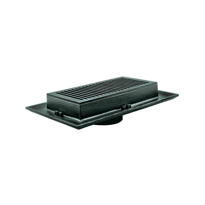 COLADERA PARA PISO RECTANGULAR CON CAMPANA 2714 261-2714