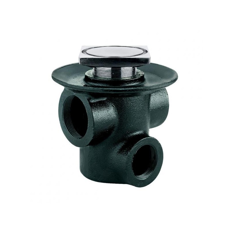 COLADERA PISO 3 BOCAS TAPA REDONDA CONTRA CUADRADA 25CHL 261-25CHL