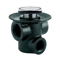 COLADERA PISO 3 BOCAS TAPA REDONDA CONTRA CUADRADA 25CHL 261-25CHL