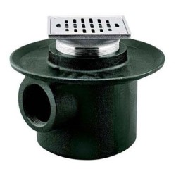 COLADERA PARA BANO 1 BOCA REJILLA CUADRADA 28235CH 261-28235CH