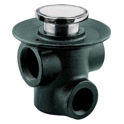 COLADERA 3 BOCAS DESAGUE DE CONTORNO REJILLA REDONDA HELVEX 25HL 261-25HL