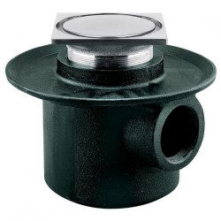 COLADERA PARA BANO 1 BOCA CONTRA CUADRADA TAPA REDONDA 28235CHL 261-28235CHL