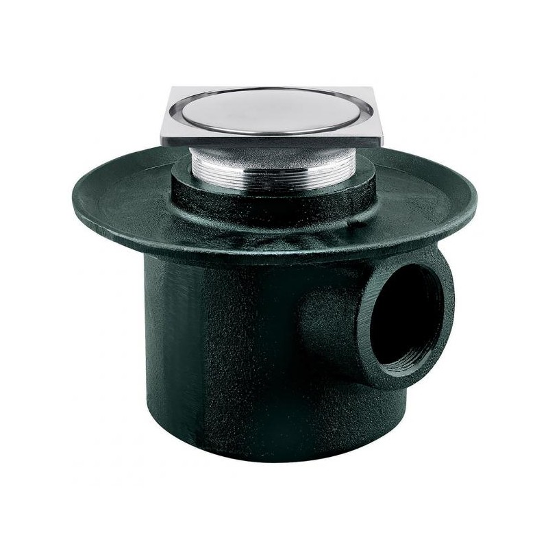 COLADERA PARA BANO 1 BOCA CONTRA CUADRADA TAPA REDONDA 28235CHL 261-28235CHL