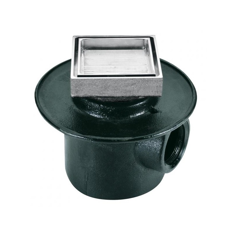 COLADERA PARA BANO 1 BOCA PARA INSERTO CERAMICO CUADRADA 28235CHLI 261-28235CHLI