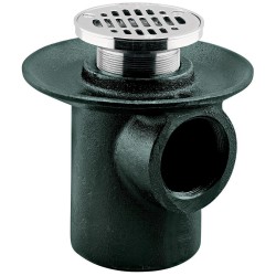 COLADERA PISO 1 BOCA REJILLA REDONDA HELVEX 24 261-24