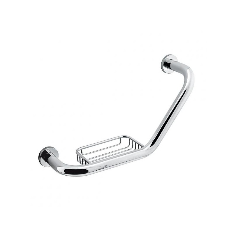 AGARRADERA PARA TINA CLASICA CON JABONERA CROMO   158 261-158