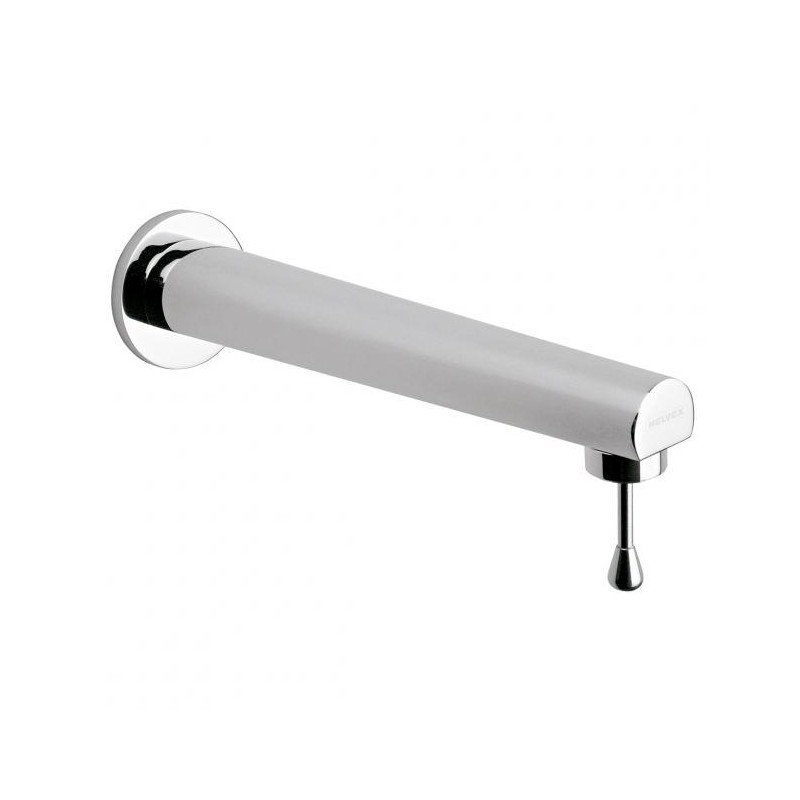 LLAVE DE LAVABO ECONOMIZADORA  A PARED ANTIRROBO CROMO HELVEX TV100 261-TV100