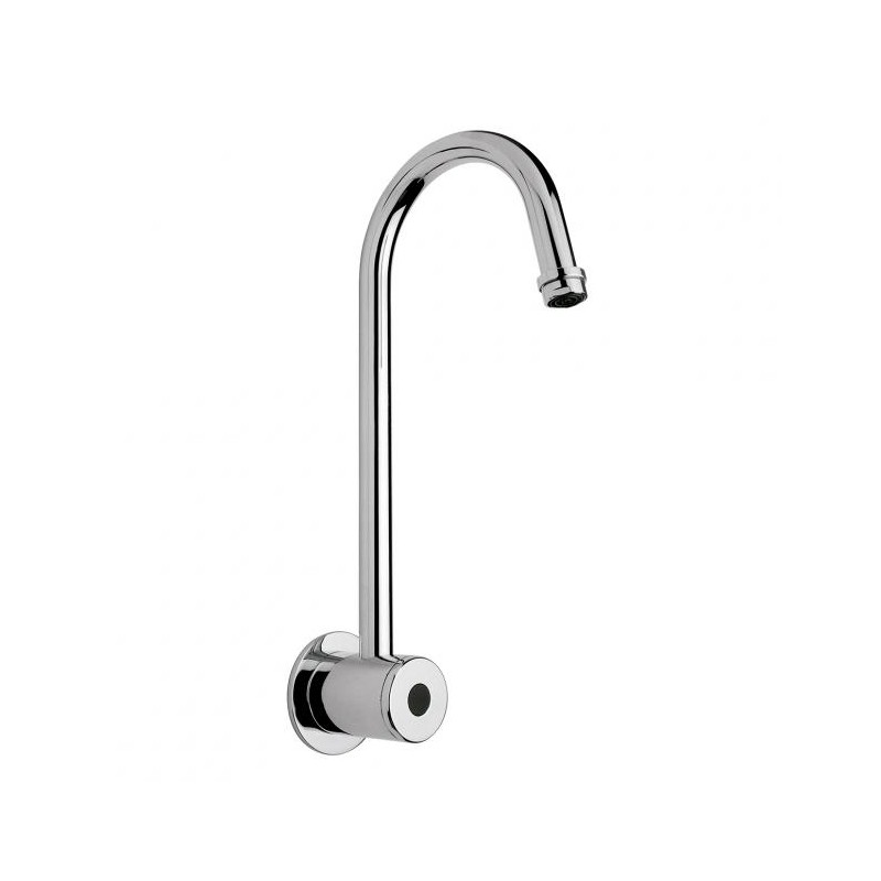 LLAVE DE LAVABO ELECTRONICA SENSOR DE BATERIAS A PARED HOSPITAL CROMOTV203 261-TV203