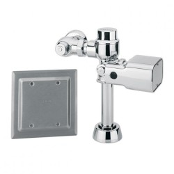 FLUXOMETRO ELECTRONICO WC SPUD 38 MM 3.5 LPD CROMO HELVEX 261-FC1103835