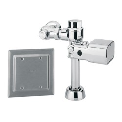 FLUXOMETRO ELECTRONICO WC SPUD 38 MM 3.5 LPD CROMO HELVEX 261-FC1103835