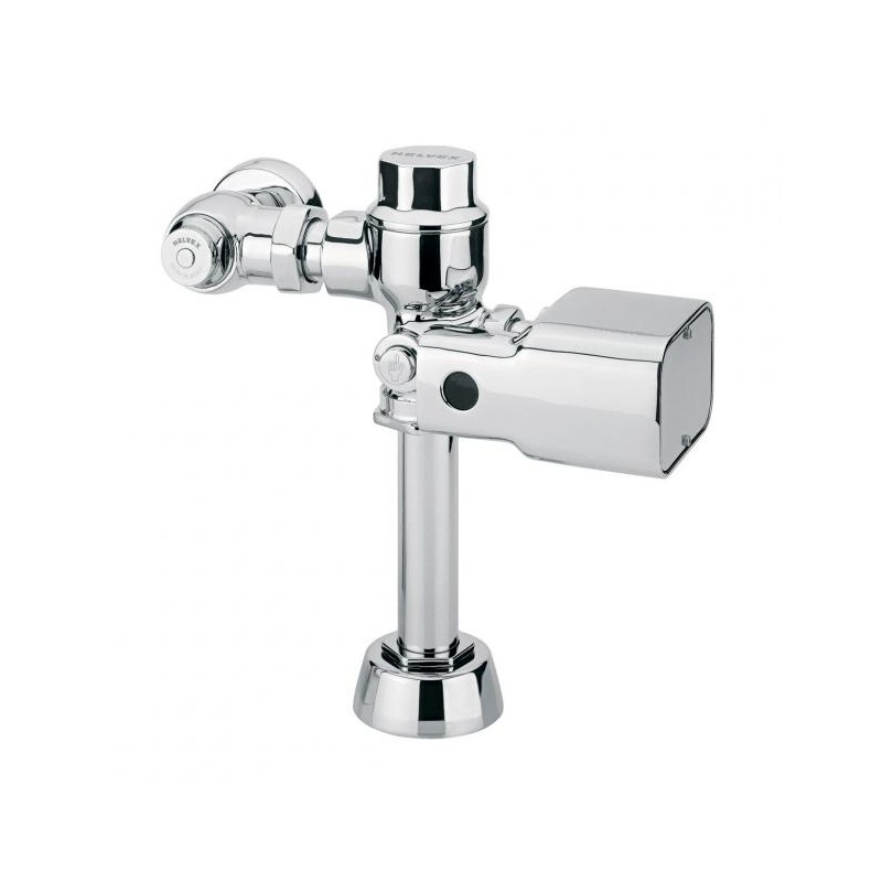 FLUXOMETRO ELECTRONICO CON  BATERIA PARA WC SPUD 38 MM 6.0 LPD CROMO HELVEX FB11038 261-FB11038