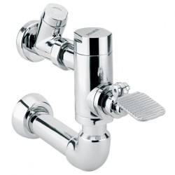 FLUXOMETRO WC DE PEDAL SPUD 32 MM CROMO HELVEX 41032 261-41032