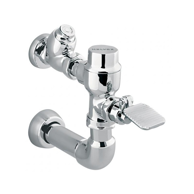 FLUXOMETRO MINGITORIO PEDAL SPUD 19 MM 3.0 LPD CROMO HELVEX 31019 261-31019