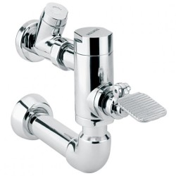 FLUXOMETRO MINGITORIO PEDAL SPUD 19 MM CROMO HELVEX 41019 261-41019