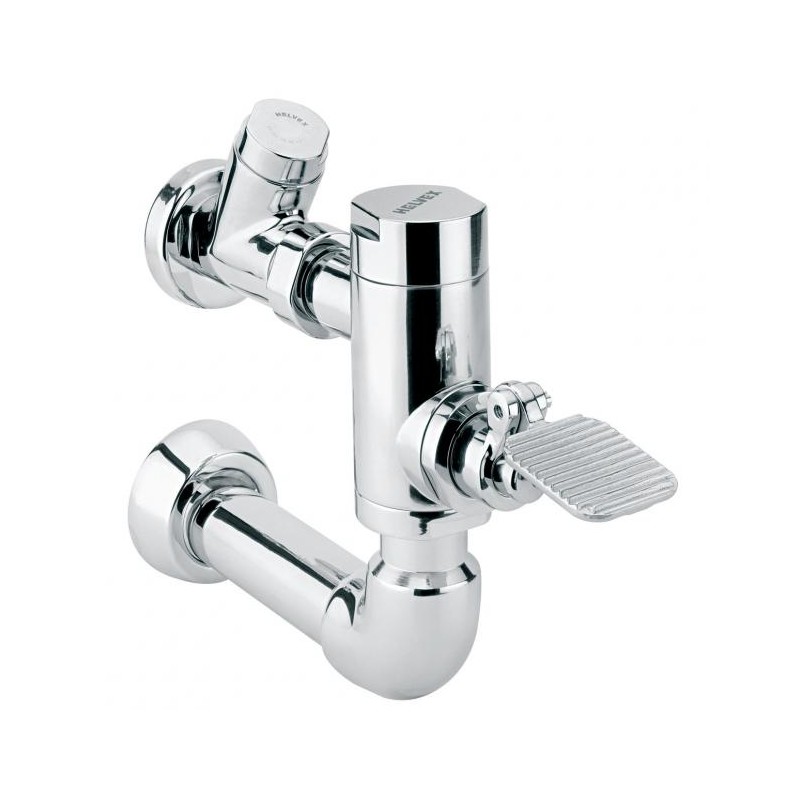 FLUXOMETRO MINGITORIO PEDAL SPUD 19 MM CROMO HELVEX 41019 261-41019