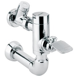 FLUXOMETRO MINGITORIO PEDAL SPUD 19 MM CROMO HELVEX 41019 261-41019